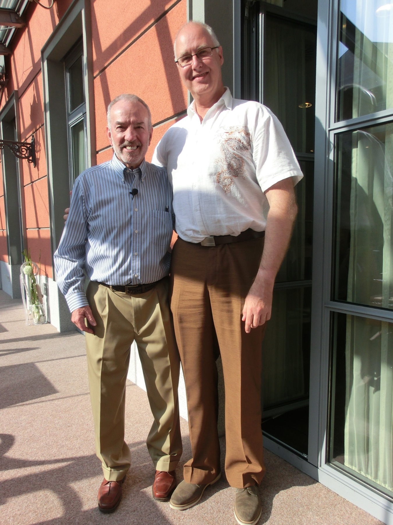 Bernd Grossmann mit Michael Grinder