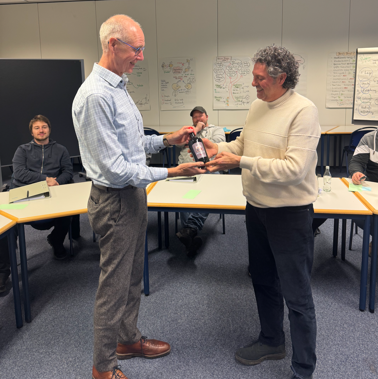 Trainingssituation aus einem technischen Projekt- und Verhandlungskontext
