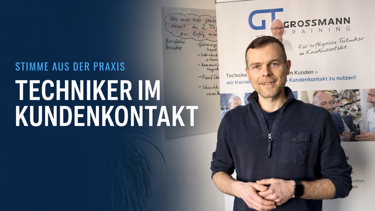 Kundenstimme eines Service Managers zum Training für Techniker im Kundenkontakt